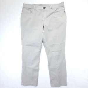 PUBLIC REC All Day Pants Mens Size 42x32 Gray Stretch Comfort Fit Performance